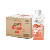 테이크핏 내몸에 핏한 단백질 플랜 퓨어프로틴 자몽맛 음료, 4500ml, 7box