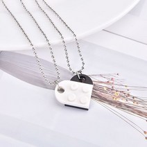 체인블럭 레바블럭 윈치 이동식 체인 차량용 호이스트 커플 우정의 여자 남자 발렌타인 선물 펑크 빌딩 블, 06 white black