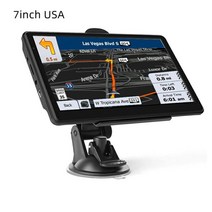 GPS 내비게이터 최신 지도 유럽 고화질 터치 스크린 내비게이션 시스템 다국어 음성 안내 및 속도 경고, [03] 7inch USA, 03 7inch USA