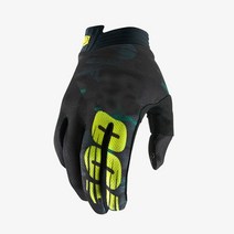 100프로 백프로 바이크 오토바이 장갑 여름용 통기성 속건성, 검은색