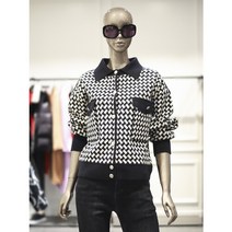제시뉴욕 NC08 하운드 체크 가디건 BCW5PNKG8630