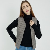 김영주골프 여성 다운 우븐 베스트 패딩 조끼
