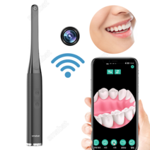 Smabat 무선 WiFi 구강 카메라 내시경 구강 치과 내시경 와이파이 화소 100만 1080P 6 LED 라이트 화이트 블랙 그린 블루