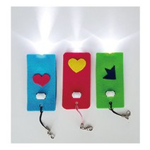 펠트 사이언스 led 창의 가방걸이 만들기 -스위치형-