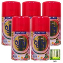 산도깨비 향기속으로 리필용 방향제 숲향, 290ml, 5개