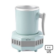 휴대용 제빙기 스 메이커 빠른 가열 냉각 컵 홈 오피스 차가운 음료 기계 절연 냉장고 알루미늄 쿨러 머그잔 홀더 신규, [07] 5, [02] US