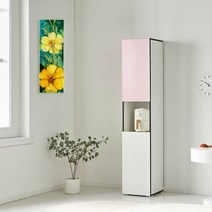 Sunshine 폭좁은수납장 슬림서랍장 틈새장 틈새서랍장 주방 보관함 정리함 300, 화이트