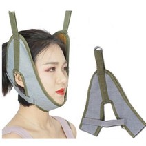 거북목교정기 목디스크 목견인기 밴드 바른자세 넥스트레쳐, 1개, 그레이 + 그린