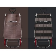 접이식 손수레 쇼핑 핸드카트 캐리어 대형 장바구니, 1개, 시크 쇼핑카트 스팟