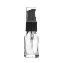 투명 유리병 검정 에센스 펌프 10ml