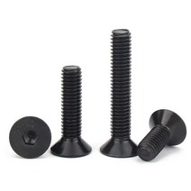 타이어나사 볼트 캡 호환M1.6 M2 M2.5 M3 M4 M5 M6 M8 M10 육각 홀 붙이 평평한 머리 나사 탄소강 볼트 기, 03 M2.5 (50pcs)_12 25mm