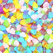 데코 소품작고 반짝이는 조개 색종이 그램 | 스프링클 슬라임 필러 재료, 한개옵션0