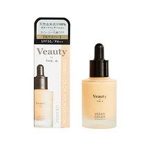 Veauty by THE_B 비건 컬러 파운데이션 (오렌지) 민감 피부용 리퀴드 파운데이션 SPF30 (모공 커버 / 피부 거친 커버) Veauty by THE_B ヴィーガン カラ