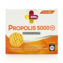 SPH 뉴질랜드 고함량 프로폴리스 5000 원어데이 180캡슐 (6개월분) 면역력 항산화 영양제, 180캡슐/6개월분