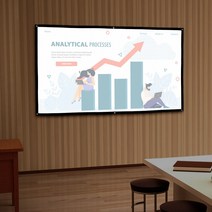 이동형 빔 프로젝터 스크린 203x115cm 차박 휴대용 캠핑 가정용 걸이식 영화빔 사무실 회의용, 상세페이지 참조