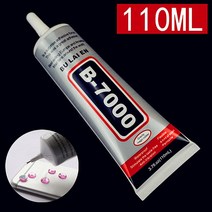 금속 접착제 목공 본드 플라스틱 ZLD E6000 110ml 슈퍼 액체 다목적 DIY 쥬얼리 천 공예 크리스탈 라인 석 수리 전화 화면 유리, Bulaien B7000-110ML