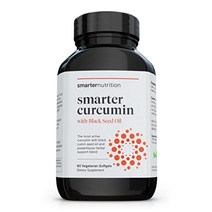 Smarter Nutrition 스마터 뉴트리션 커큐민 60캡슐 아스트라진 블랙씨드오일 강황 베지 심황, 1통