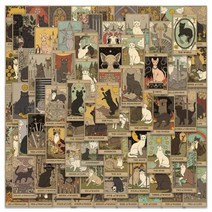 타로카트 1050100PCS 마녀 고딕 Apothecary 타로 점성술 Boho 스티커 마술사 기타 전화 낙서 어린이, TT003-72 PCS