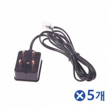 BEC742745전기교환코드선 엘코드 1.7mx5개 플러그달린 전화, 1