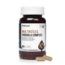 엔젯오리진 밀크씨슬 앤 로디올라 콤플렉스 1300mg, 120정, 120개