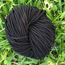 순면 마크라메실 블랙 면로프 마크라메 만들기 재료, 블랙면로프(42합)
