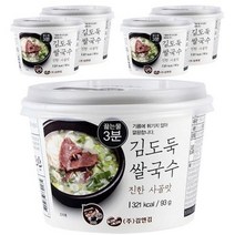 김앤김 김도둑 쌀국수 진한 사골맛, 92g, 5개