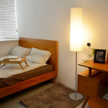 올루미 롱아일랜드 장스탠드, LED 필립스 스마트전구 컬러