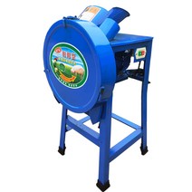 자동 분쇄기 커터 사료 여물 건초 작두 전기 파쇄기, 45cm 잔디 커터 매칭 모터(+스위치)