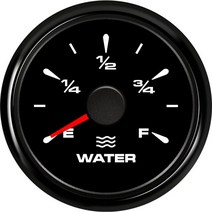 유면계 유량계 7 색 백라이트 자동차 해양 보트 수위 게이지 오일 탱크 연료 레벨 표시 0-190 ohm 240-33 o, 12 WaterLevelGauge BN