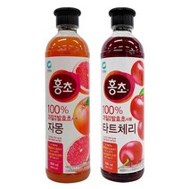[A2Z] 청정원 홍초 900ml 100% 과일숙성 발효초, 타트체리1개