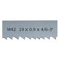 골절기 톱날 1735 2240 2360 2560mm x19 x 0.9mm 띠 경재 절단 연질 금속 m42 바이메탈 띠 ., 길이 2234mm, 1 조각 4--6 치아