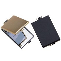 네모 양쪽면 미러 80x10x50mm 일반경 확대경 뷰티 도구 스탠드거울 화장대거울 테이블거울 책상거울 접이식거울 탁상거울 스탠딩거울 손거울 벽걸이거울 벽거울 수납거울 거울 화장대 사무실거울 우드거울 빈티지거울 좌식거울 거울 조명거울 골드거울 대형 접이식 콤팩트거울, 골드