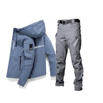 낚시 방한복 고어텍스 동계 방한 낚시복 겨울 캐주얼 솔리드 셔츠 방수 자켓 바지 세트 야외 스포츠 의류 태양 보호 봄 여름, [03] Asian size XL, [03] 003