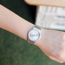 카시오 빈티지 무광 메탈 손목시계 골드 실버