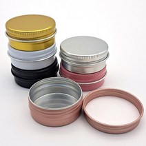 원형 다용도 틴케이스 알루미늄 케이스 소품 보관 6종 택1 b0951, 핑크