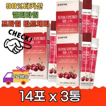 몽모랑시타트체리 일양 터키산 타트체리젤리스틱 3통 10대 20대 30대 남녀노소 온가족 영양 간식 선물용 수험생 취준생 건강 관리 고시생 애인 여친 남친 영양 밸런스 직장인 휴대용