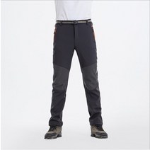 봄운동 남성등산복바지 남자 등산 바지 따뜻한 플리스 오버사이즈 소프트셸 겨울 바지 남성용 트레킹 피