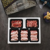 자연맛남 강원도 1등급 한돈 선물세트 삼겹살/가브리살/갈매기, 01.한돈 선물세트 5구 1호 2.5kg, 1개