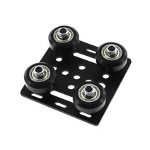 레이져 각인기 소형 레이저 각인 인쇄기 마킹 패커 3D 프린터 부품 갠트리 플랫 2020 V 용 풀리가 있는 특수 슬라이드 플레이트슬롯 알루미늄 프로파일 휠 조각