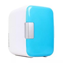 Portable Mini Fridge Home Car Small Refrigerator Freezer Travel Cooler Beauty Skin Cosmetic Makeup, 05 Home Use -Blue_01 US