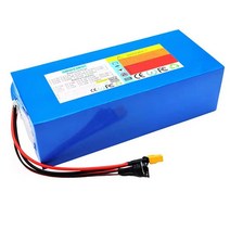 전동 킥보드 배터리 교체 52V 12ah20ah30ah 리튬 이온 팩 18650-14S10P 48V 0-1200W 모터 전기 자전거 스쿠터 배터리용 고출력 BMS 내장 16943, 01 52V 12Ah, 52V 12Ah