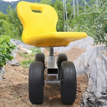 [박나래노란의자] 나혼산 박나래 노란바퀴의자 고추따는 농사용 의자