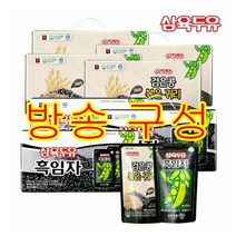 삼육두유 검은콩 볶은귀리 60팩 흑임자두유 45팩 총105팩, 1세트