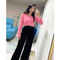 [다양한 컬러]크롭 퍼 가디건 6Color