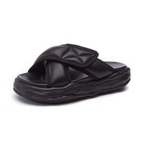 COSYEVNO 여자통굽슬리퍼 지압슬리퍼사 편안한 마사지 푹신한 통굽5cm
