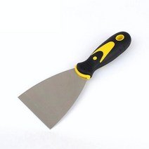 SOCEAN 벽지 작업 스티커 제거 스크래퍼 수공구 헤라 바닥 긁개 전단지 제거칼 껌 자국 긁기 껌칼 유리 청소 이중 볼트 끌 수공구 나이프 SCAUPER 삼각 헤라 벽 청소 CHISEL, 12.5cm, 1개