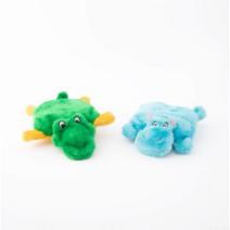 지피포우즈 ZippyPaws 뿡뿡이 방석-악어/하마 2packs