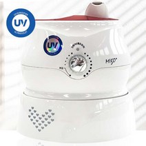 세균걱정 끝 UV살균 미니 보틀 가습기 피치핑크