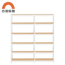 스피드랙 조립식 창고 대형 앵글 철제선반 1700 x 500 x 2400 6단, A형 1100+600, 화이트