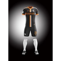 포런 성인 유소년 축구복 축구유니폼 클럽팀 커스텀 전사유니폼 맞춤제작 단체복 0245BK 0246WH